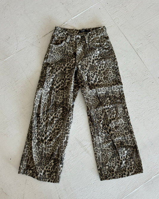 Jaded London Cheetah Oversized Jeans
