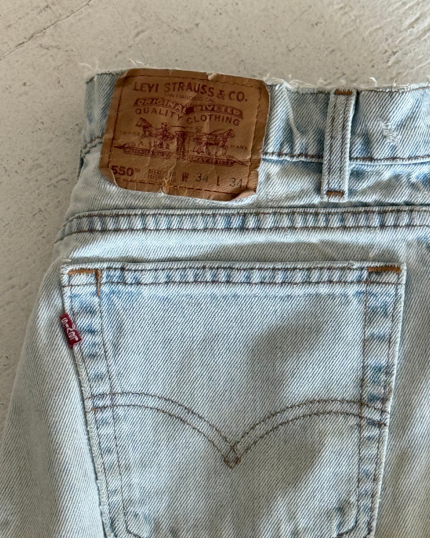 Vintage Lightwash 550 Levis