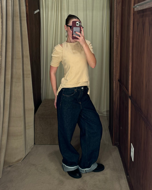 Vintage DESIGNER Helmut Lang Asymmetrical Tee