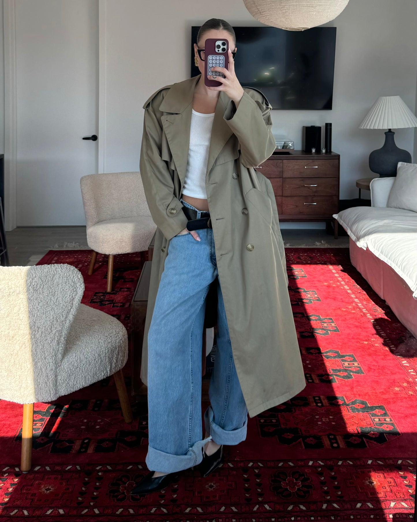 Vintage Oversized Trench Coat